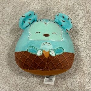 squishmallow disney mickey mouse mint chocolate chip ice cream 5 inch mystery